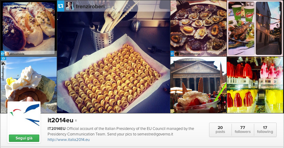 #EuFoodSelfie – l’Europa si racconta col cibo