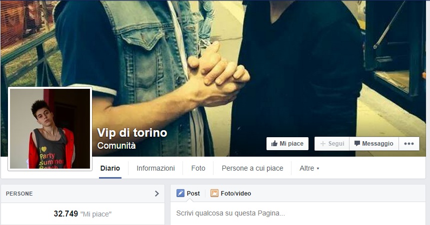 Vip di Torino – la pagina che svela l’infantilismo dei grandi