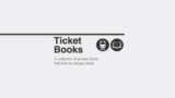 Ticket Books – Il libro che è un biglietto della metropolitana